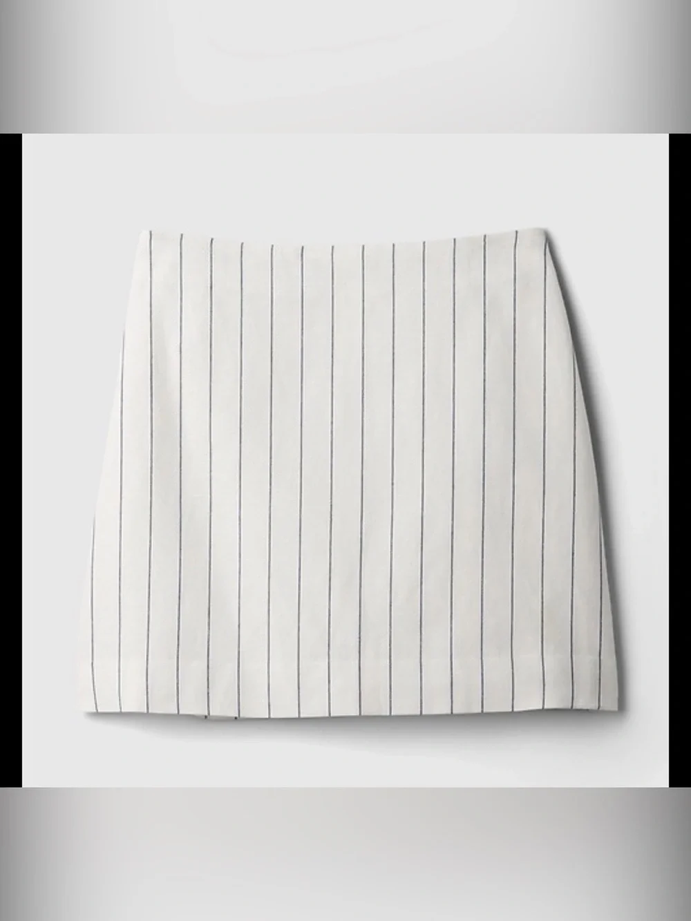 Linen-Cotton mini skirt -GAP